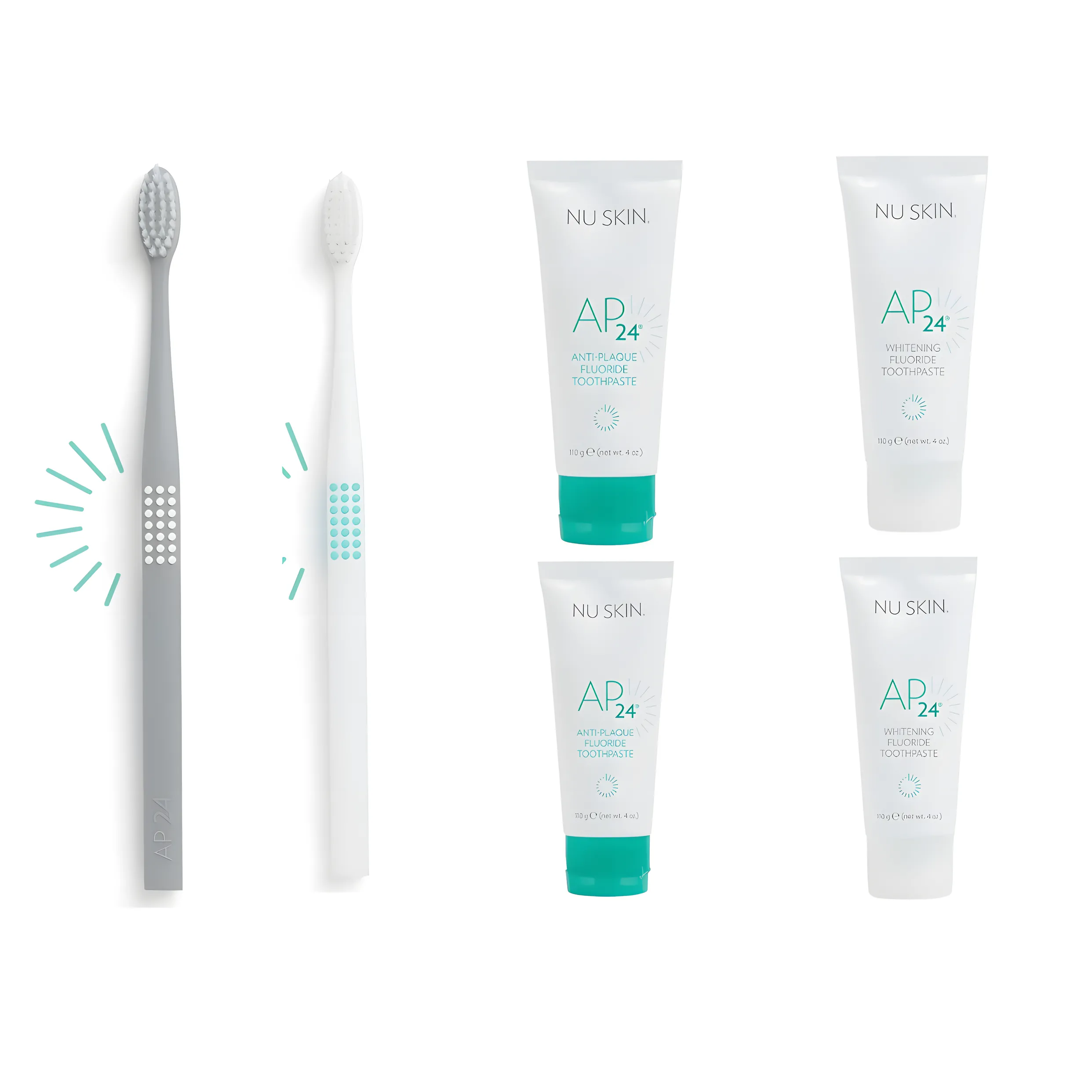 AP24 Toothpaste & Brush Fluoride Twin Pack (Österreich)