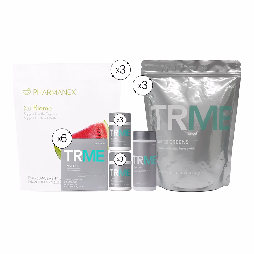 ageLOC TRMe® 90-Day Kit with Nu Biome® (AU) - Super Greens