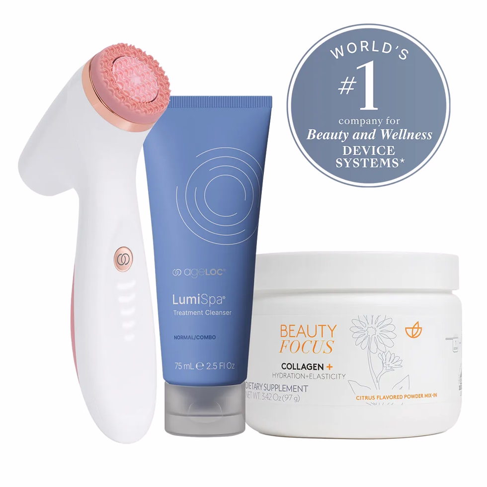 LumiSpa® iO Rose Gold & Collagen+ Pack (AU)