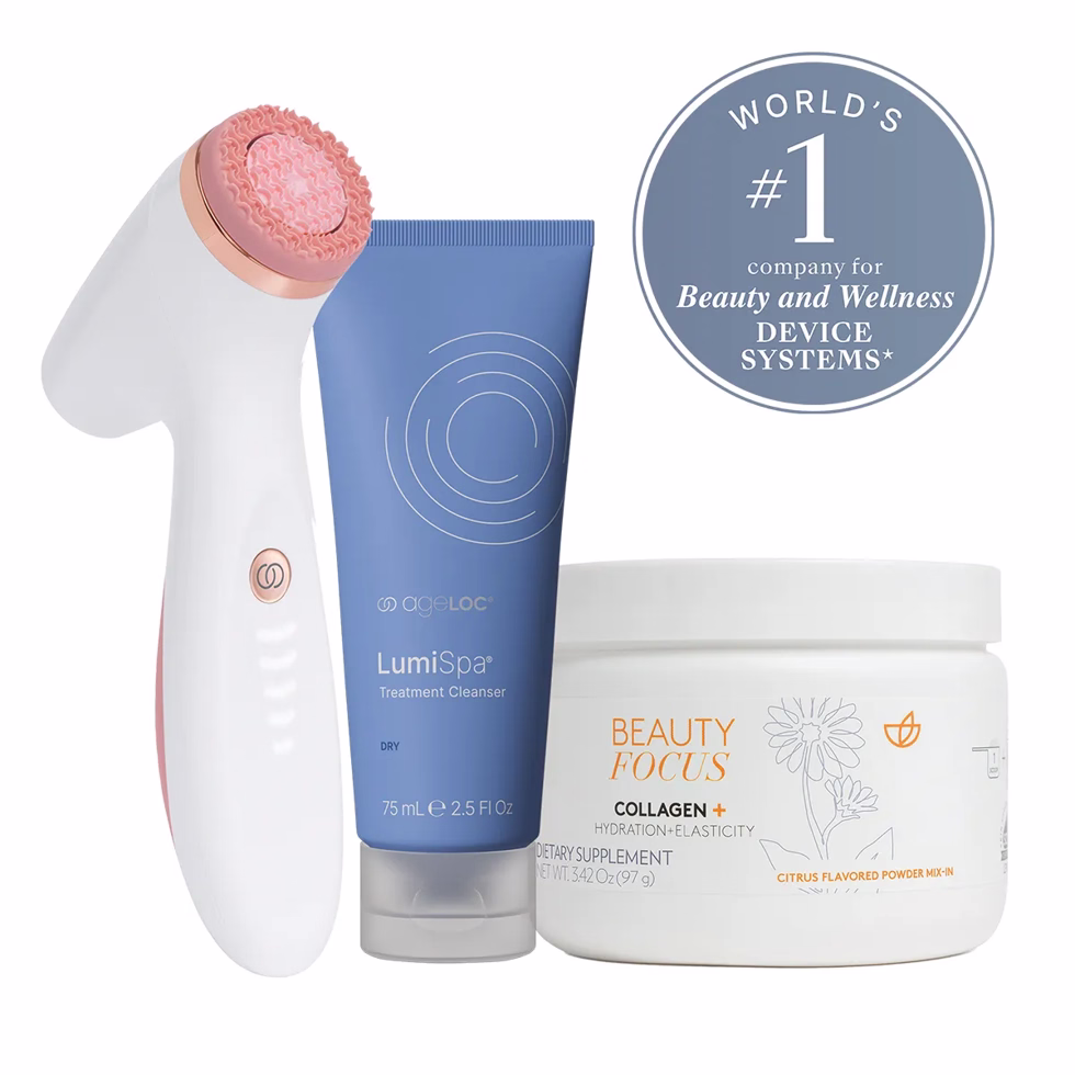 LumiSpa® iO Rose Gold & Collagen+ Pack (AU) - Dry