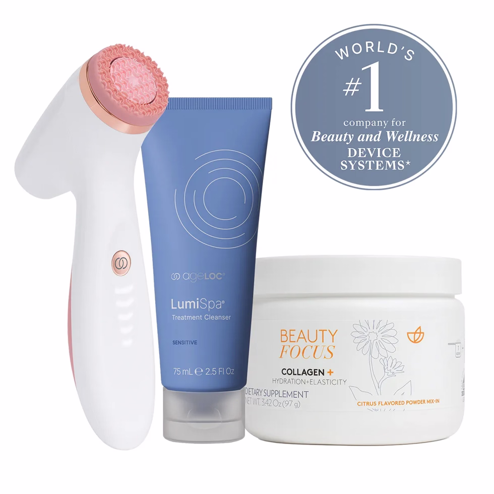 LumiSpa® iO Rose Gold & Collagen+ Pack (AU) - Sensitive