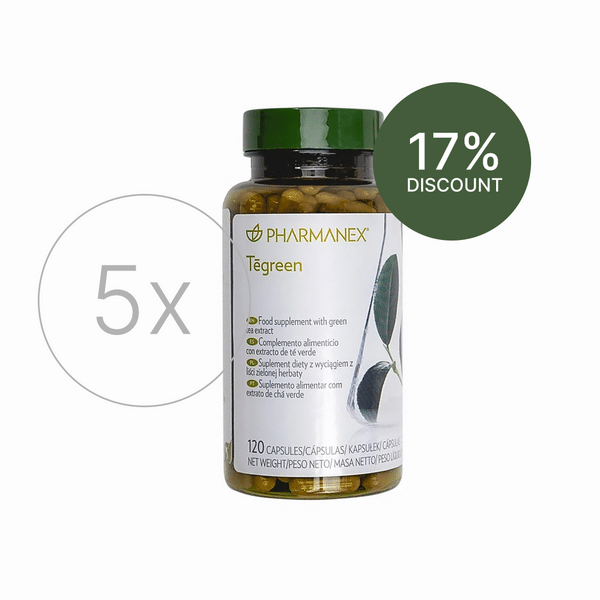 Pharmanex Tegreen (120 kapslí) (Česká republika) - 5 x Pro Pack