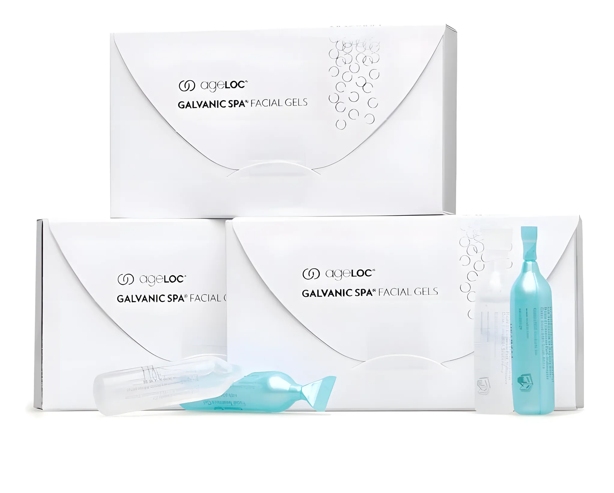 ageLOC Galvanic Spa Facial Gels para dispositivo antiedad - 3 Cajas
