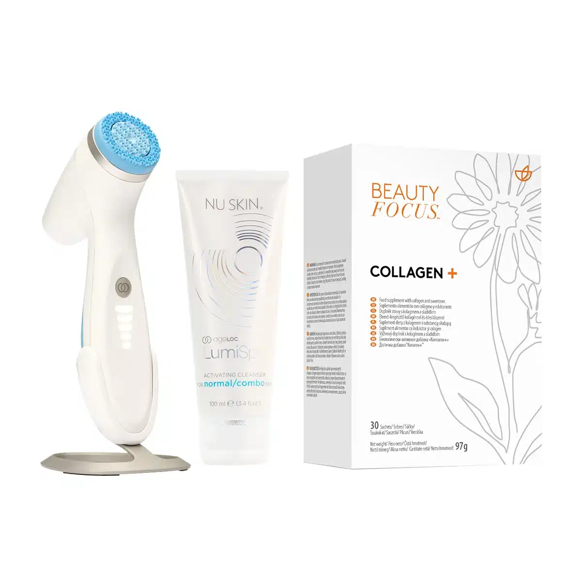 Kit Collagen+ y sistema ageLOC LumiSpa iO (España) - Piel de normal a mixta