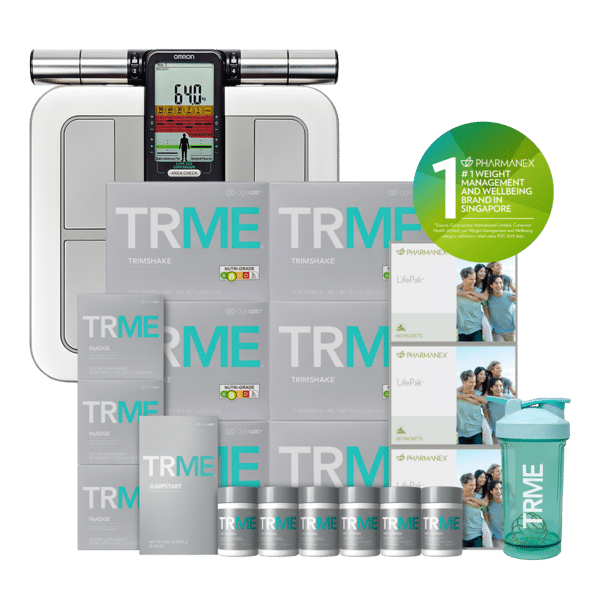 ageLOC TRMe System Vanilla & Omron Scale (Singapore) - Chocolate TrimShake